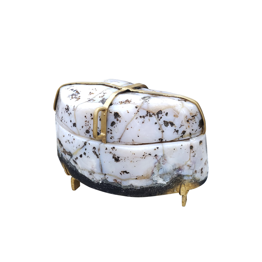 Citrine Geode Jewelry Box